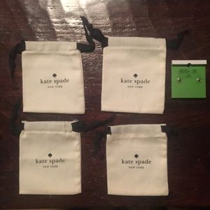 Kate Spade - jewelry / earrings dust bag / pouch